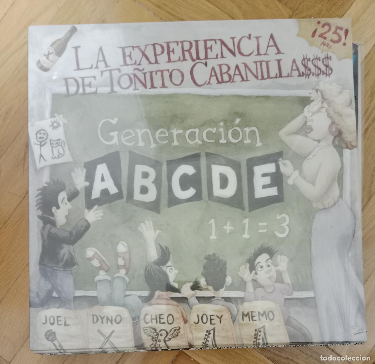 Discos de vinilo: La Experiencia De To&ntilde;ito Cabanilla$$$ &ndash; Generaci&oacute;n ABCDE... 1+1=3 Lp