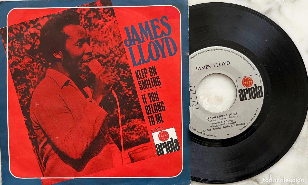 Discos de vinilo: JAMES LLOYD. KEEP ON SMILING. SINGLE ORIGINAL ESPA&Ntilde;A 1970
