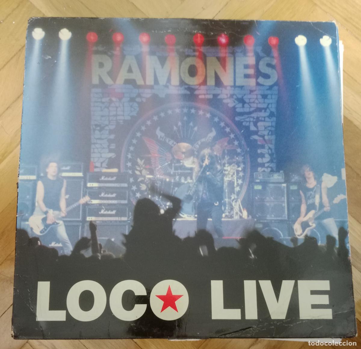 Discos de vinilo: Ramones - Loco live Lp Espa&ntilde;a 1991