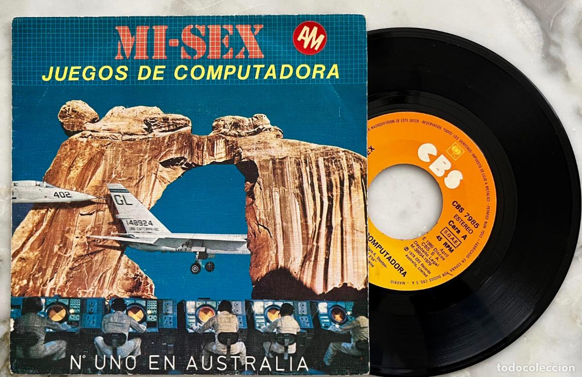 Discos de vinilo: MI-SEX. JUEGOS DE COMPUTADORA. SINGLE ORIGINAL ESPA&Ntilde;A 1979