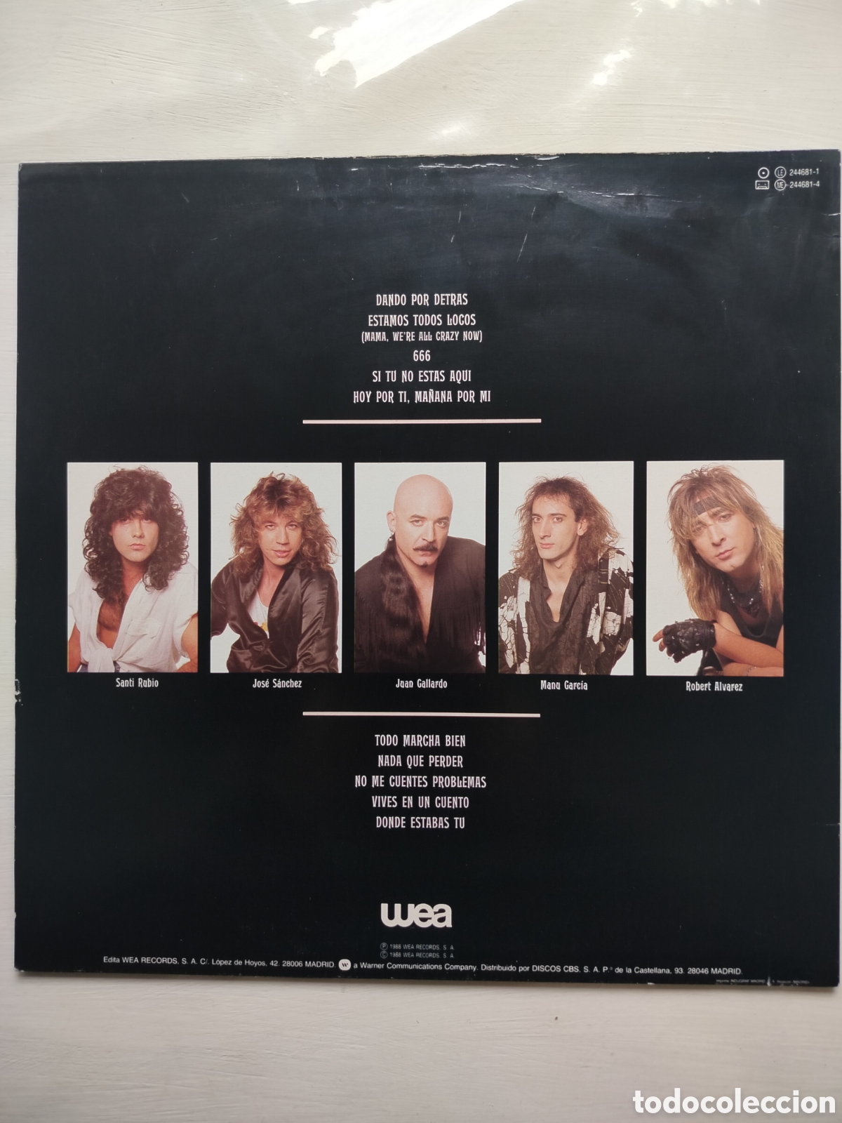 Discos de vinilo: &Aacute;ngeles del Infierno LP 666 - Foto 2
