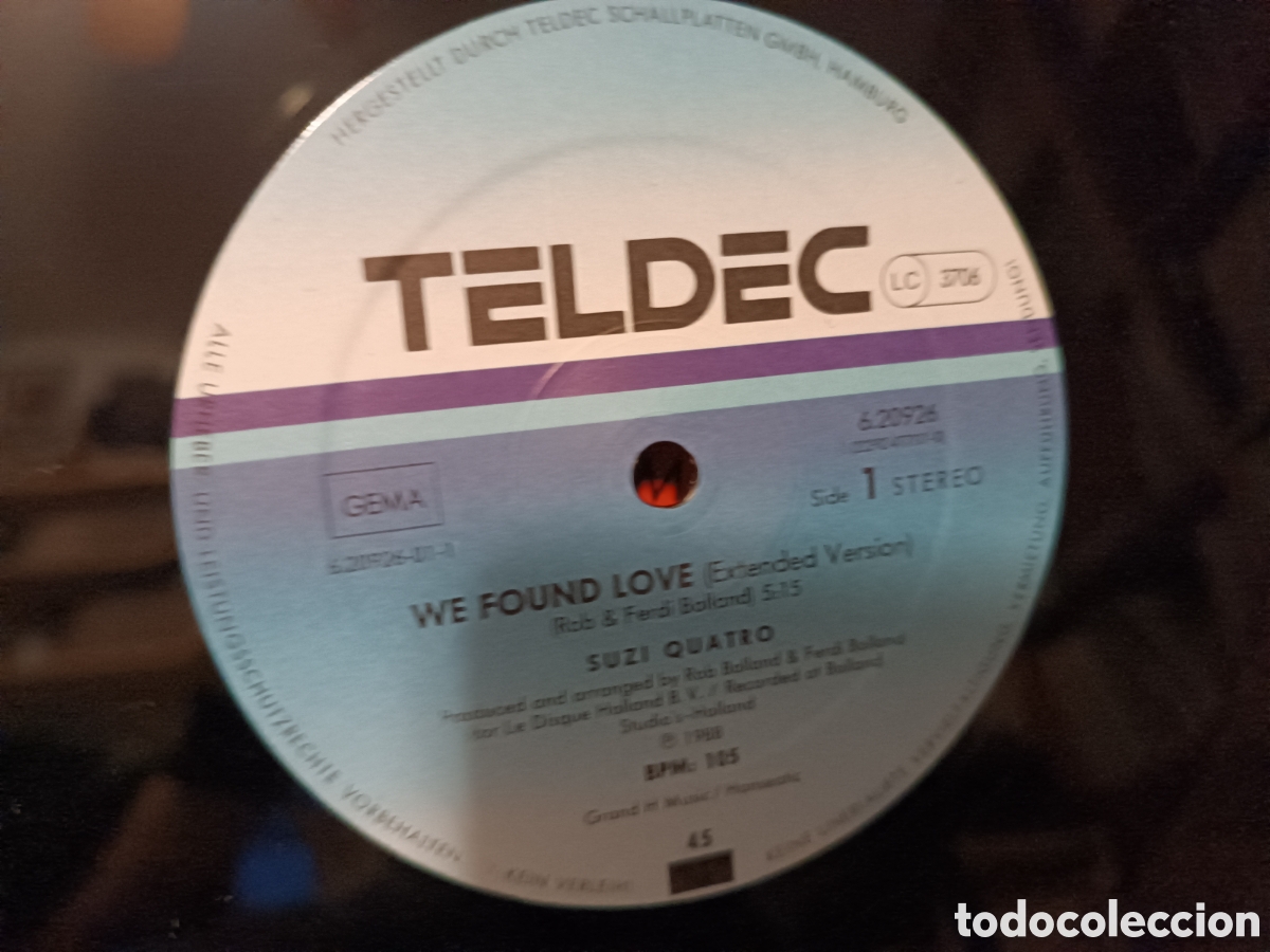 Discos de vinilo: Suzi Quatro We Found Love - Foto 3
