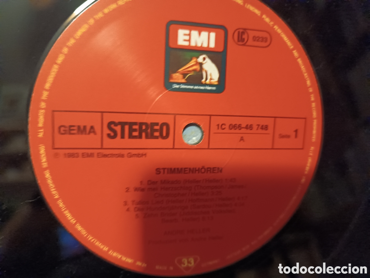 Discos de vinilo: Andre Heller Stimmenhoren - Foto 3