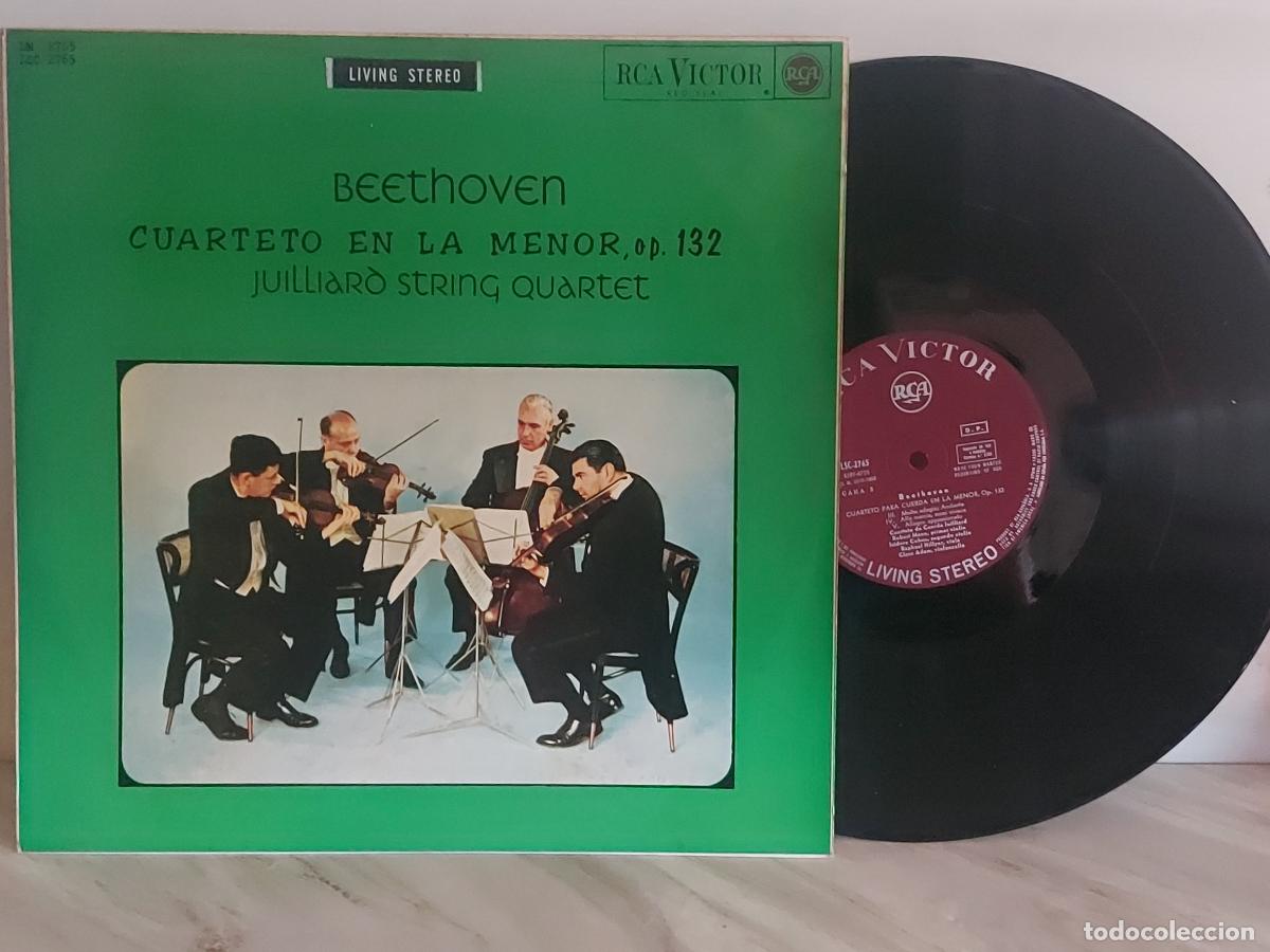 Discos de vinilo: JUILLIARD STRING QUARTET / CUARTETO EN LA MENOR OP. 132 DE BEETHOVEN / LP-RCA VICTOR-1965 / MBC. ***