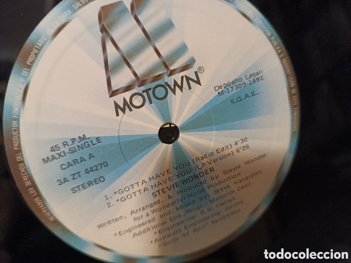 Discos de vinilo: Stevie Wonder Gotta Have You - Foto 3