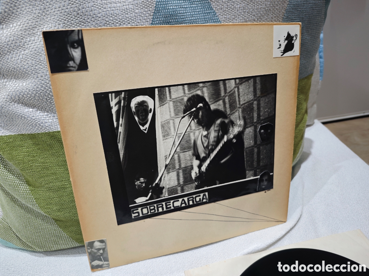 Discos de vinilo: La Sobrecarga&nbsp;&ndash;Sobrecarga Single promocional car&aacute;tula artesanal edici&oacute;n 1986 Argentina