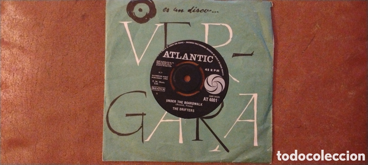 Discos de vinilo: THE DRIFTERS-UNDER THE BOARDWALK-ATLANTIC/UK-KSA