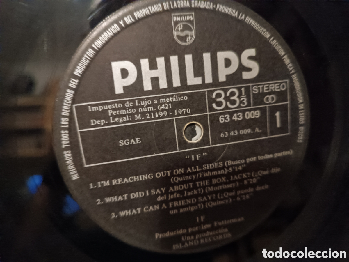 Discos de vinilo: IF.. Edici&oacute;n Espa&ntilde;a...... - Foto 3