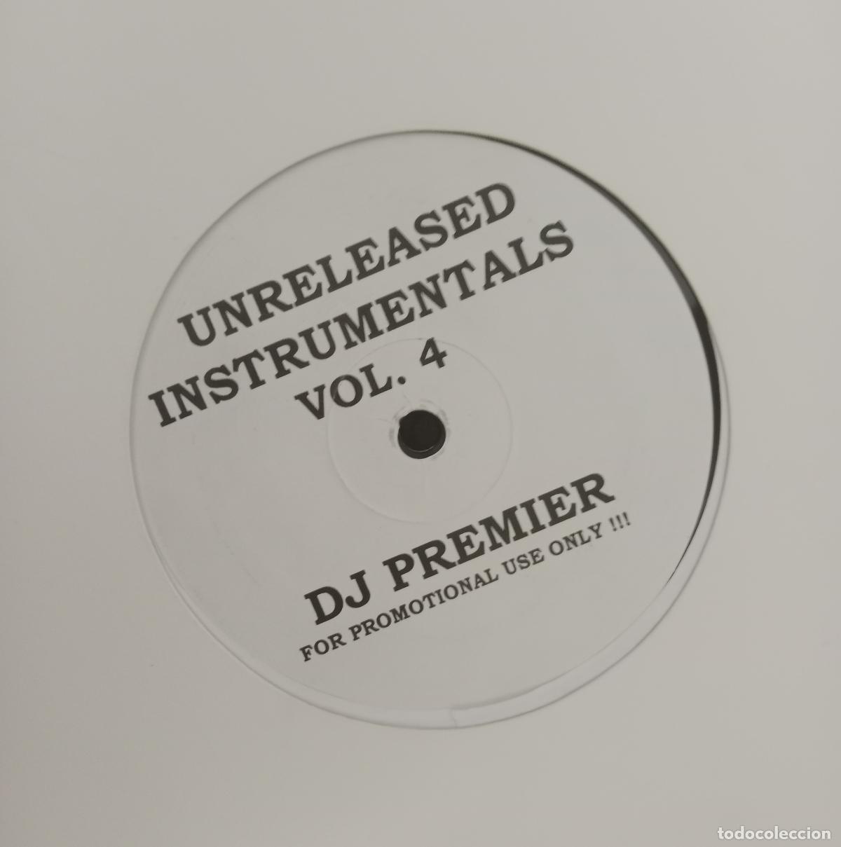 Discos de vinilo: DJ Premier &lrm;&ndash; Unreleased Instrumentals Vol. 4 LP EEUU