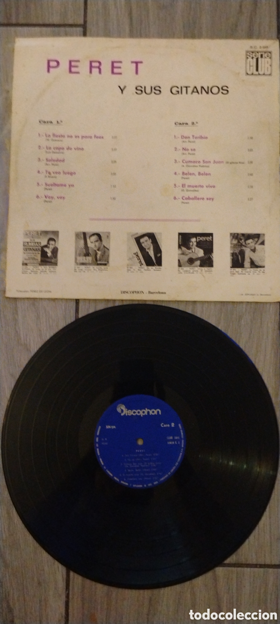Discos de vinilo: PERET-PERET-LP-DISCOPHON/SPAIN-IB - Foto 4