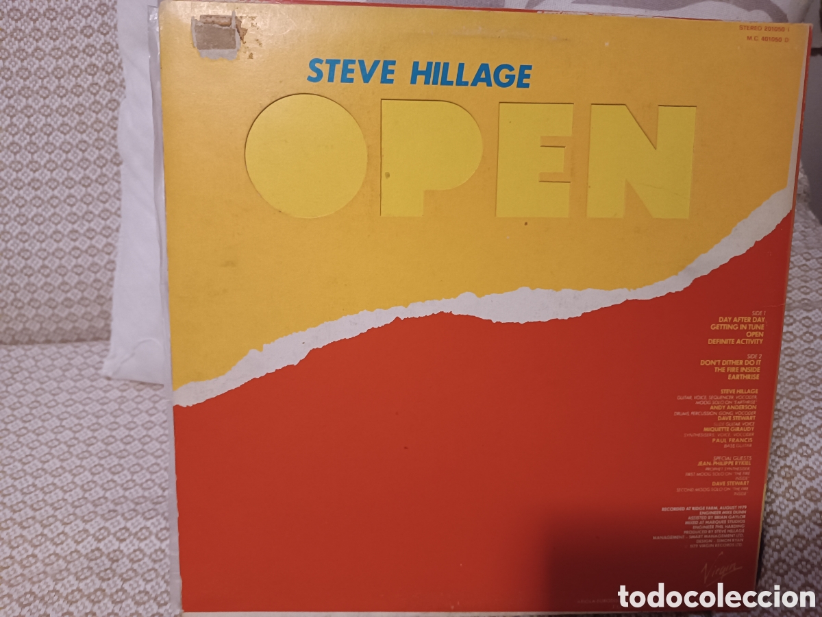 Discos de vinilo: Steve Hillage Open..... - Foto 2