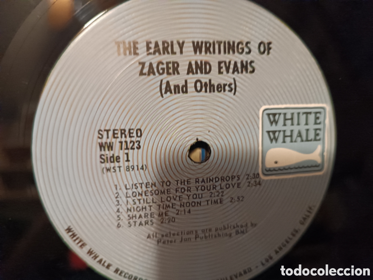 Discos de vinilo: Zager And Evans The Early Writingds - Foto 3