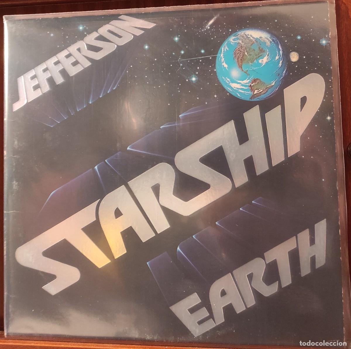 Discos de vinilo: Jefferson Starship &lrm;&ndash; Earth VINILO EDICION UK - SELLO GRUNT 1978