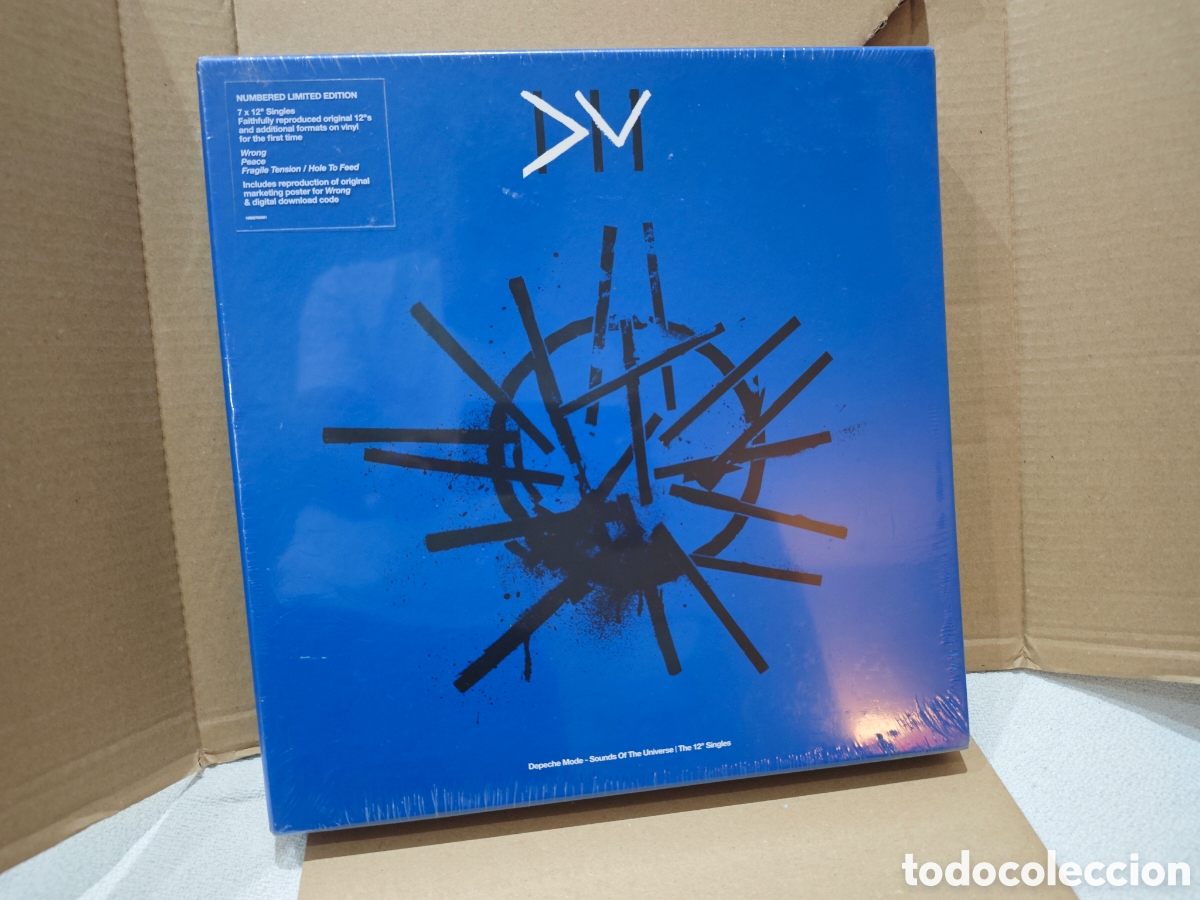 Discos de vinilo: Depeche Mode - Sounds Of The Universebox set 7 Vinilos Edici&oacute;n limitada