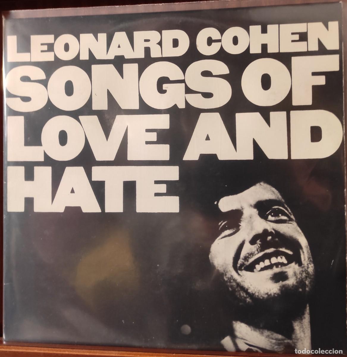 Discos de vinilo: Leonard Cohen &lrm;&ndash; Songs Of Love And Hate - VINILO EDICION ESPA&Ntilde;OLA SELLO CBS 1979