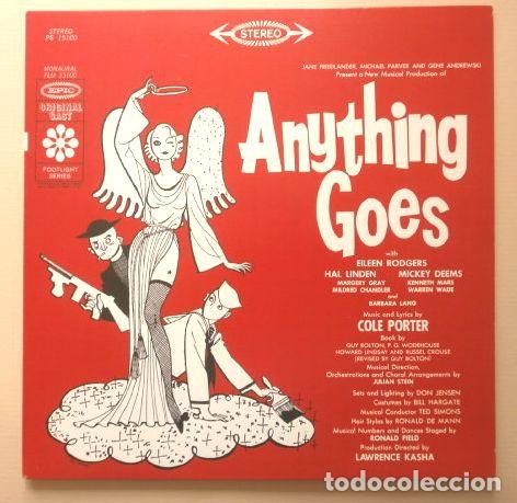 Discos de vinilo: ANYTHING GOES (LP USA 1962) Cole Porter - Musical Broadway