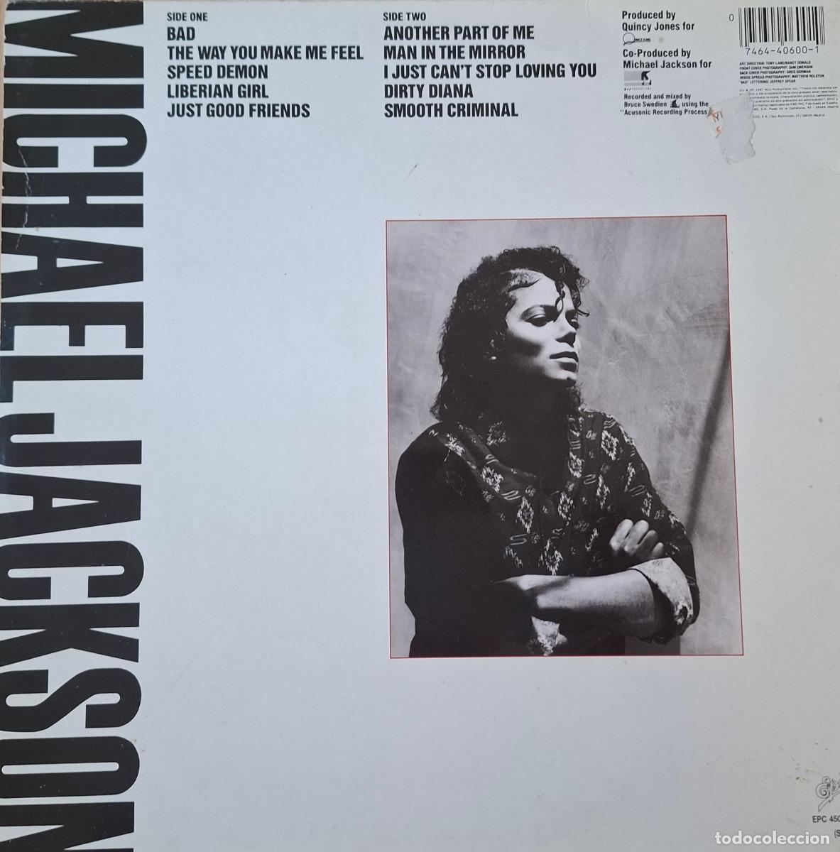 Discos de vinilo: Michael Jackson &ndash; Bad - Foto 2