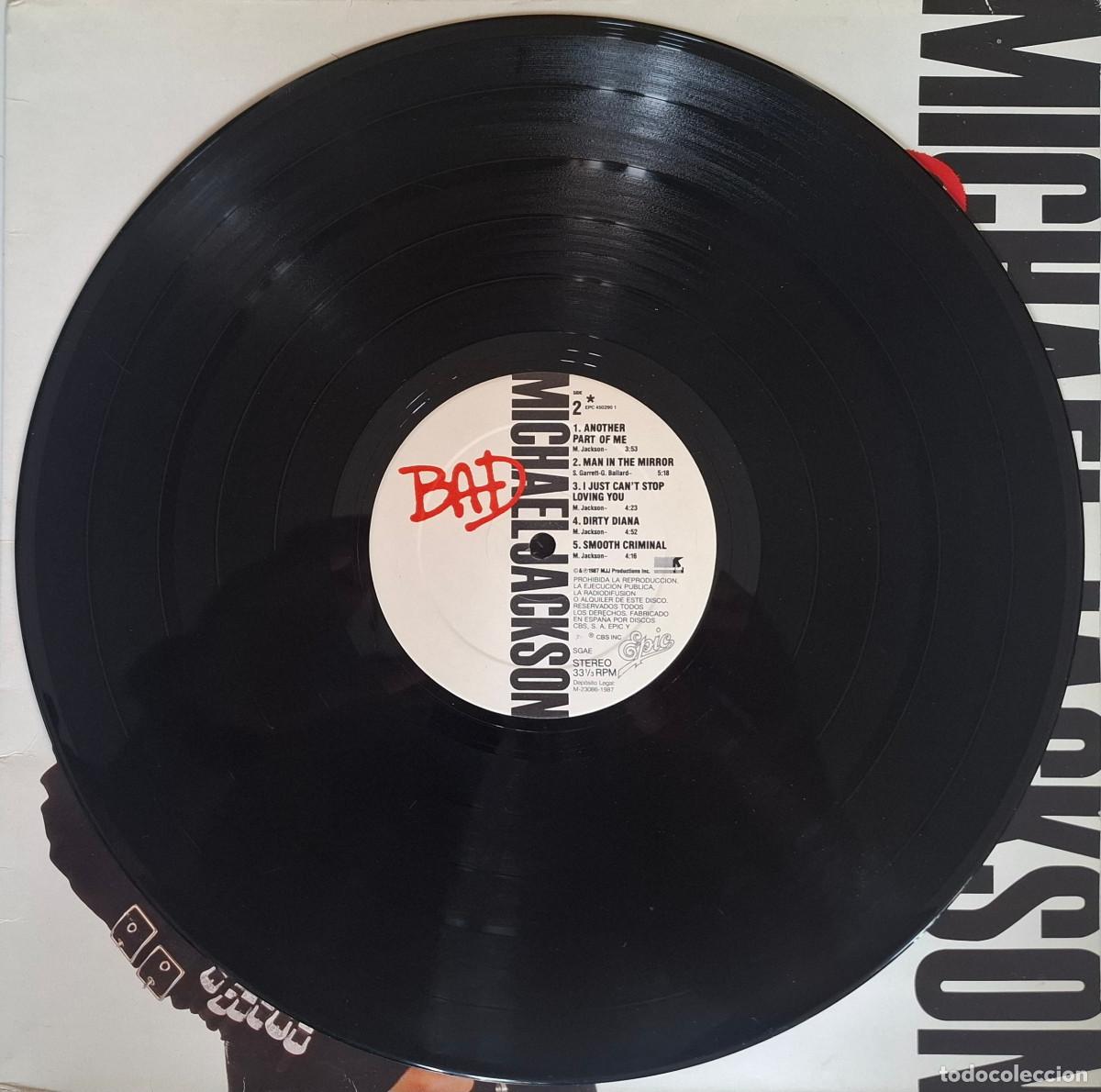 Discos de vinilo: Michael Jackson &ndash; Bad - Foto 4