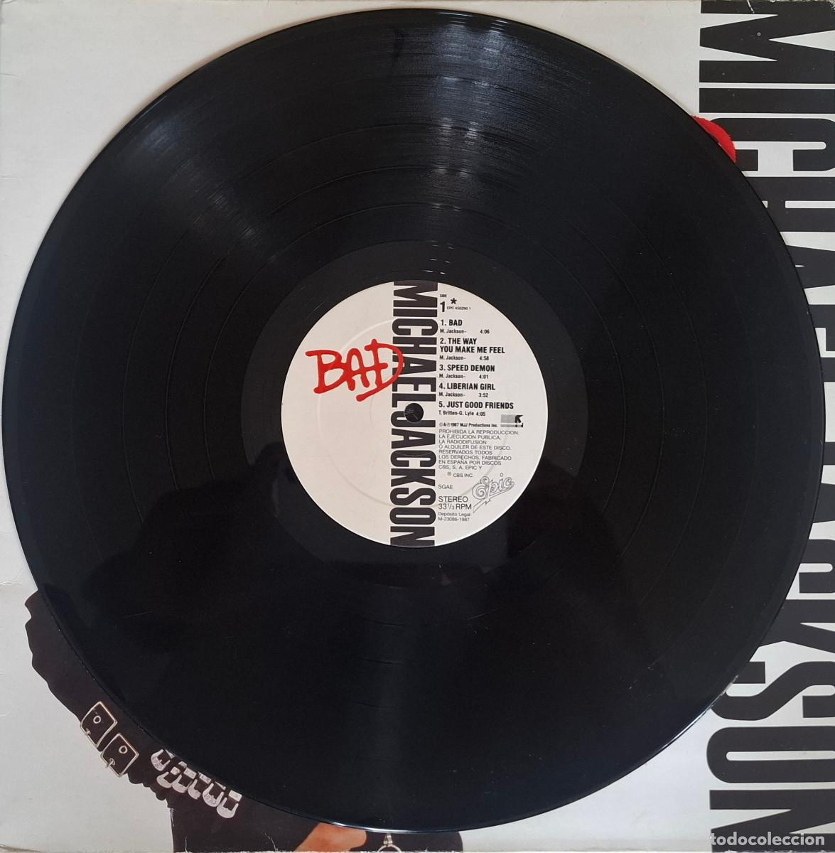 Discos de vinilo: Michael Jackson &ndash; Bad - Foto 5
