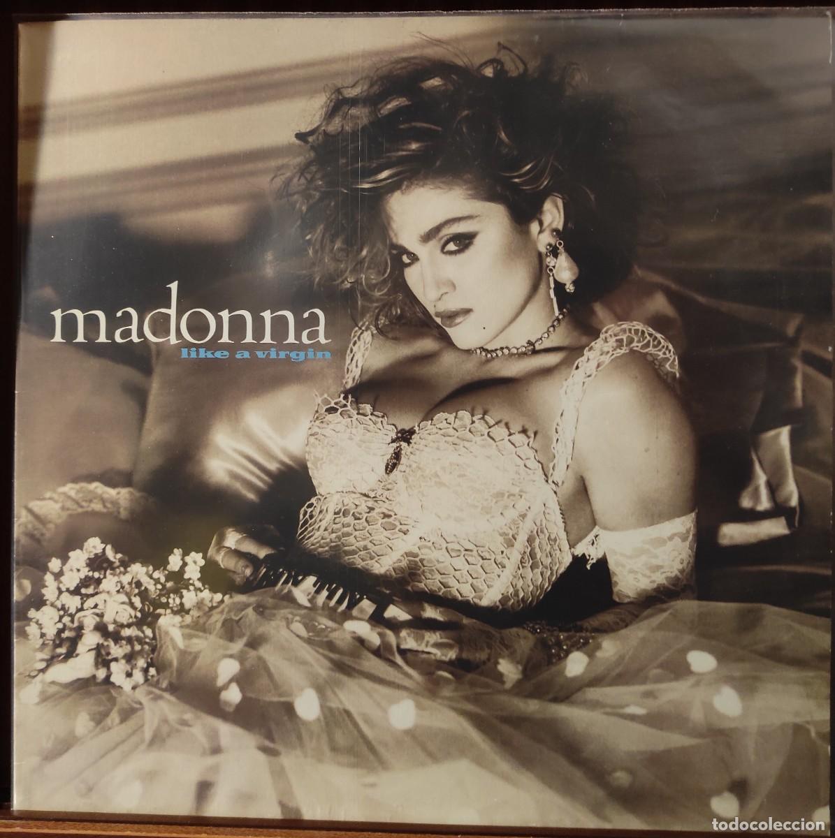 Discos de vinilo: Madonna &lrm;&ndash; Like A Virgin - VINILO EDICION ESPA&Ntilde;OLA SELLO SIRE 1985