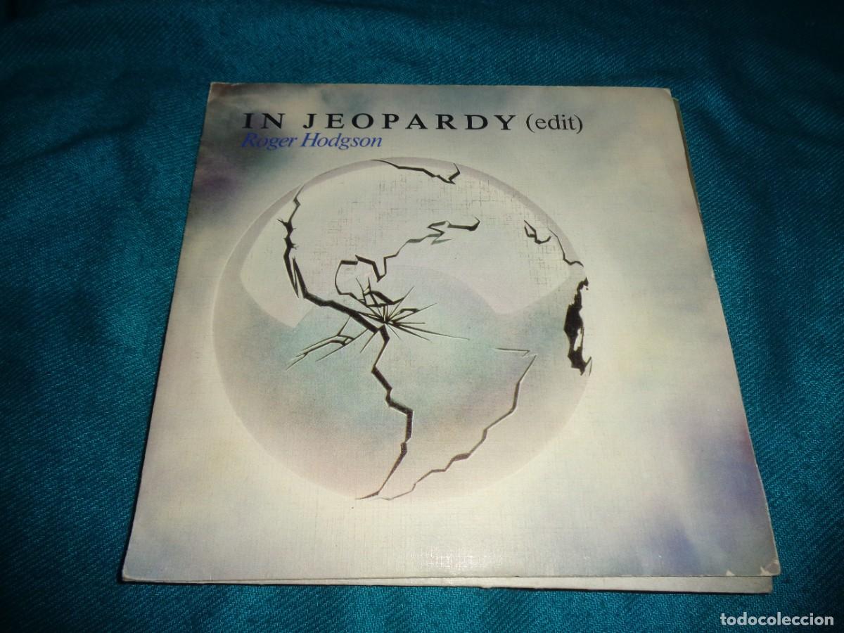 Discos de vinilo: ROGER HODGSON. IN JEOPARDY ( EDIT) I &acute;M NOT AFRAID. A & M, 1985. SPAIN. IMPECABLE