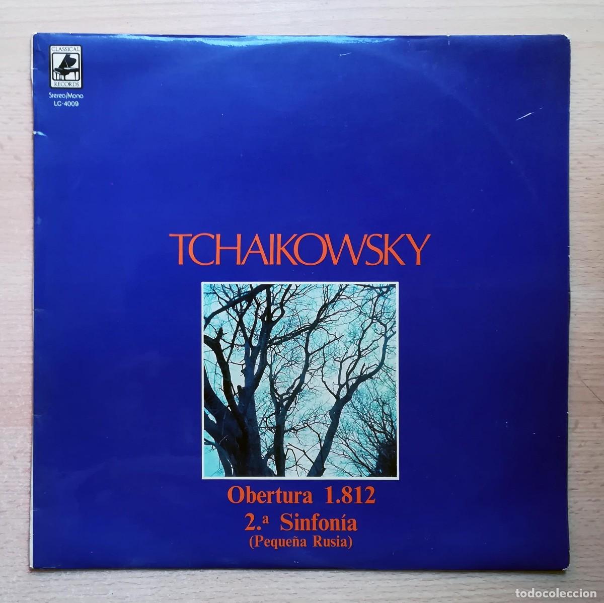 Discos de vinilo: Tchaikovsky. Obertura 1.812. 2&ordf; Sinfonia (Peque&ntilde;a Rusia)