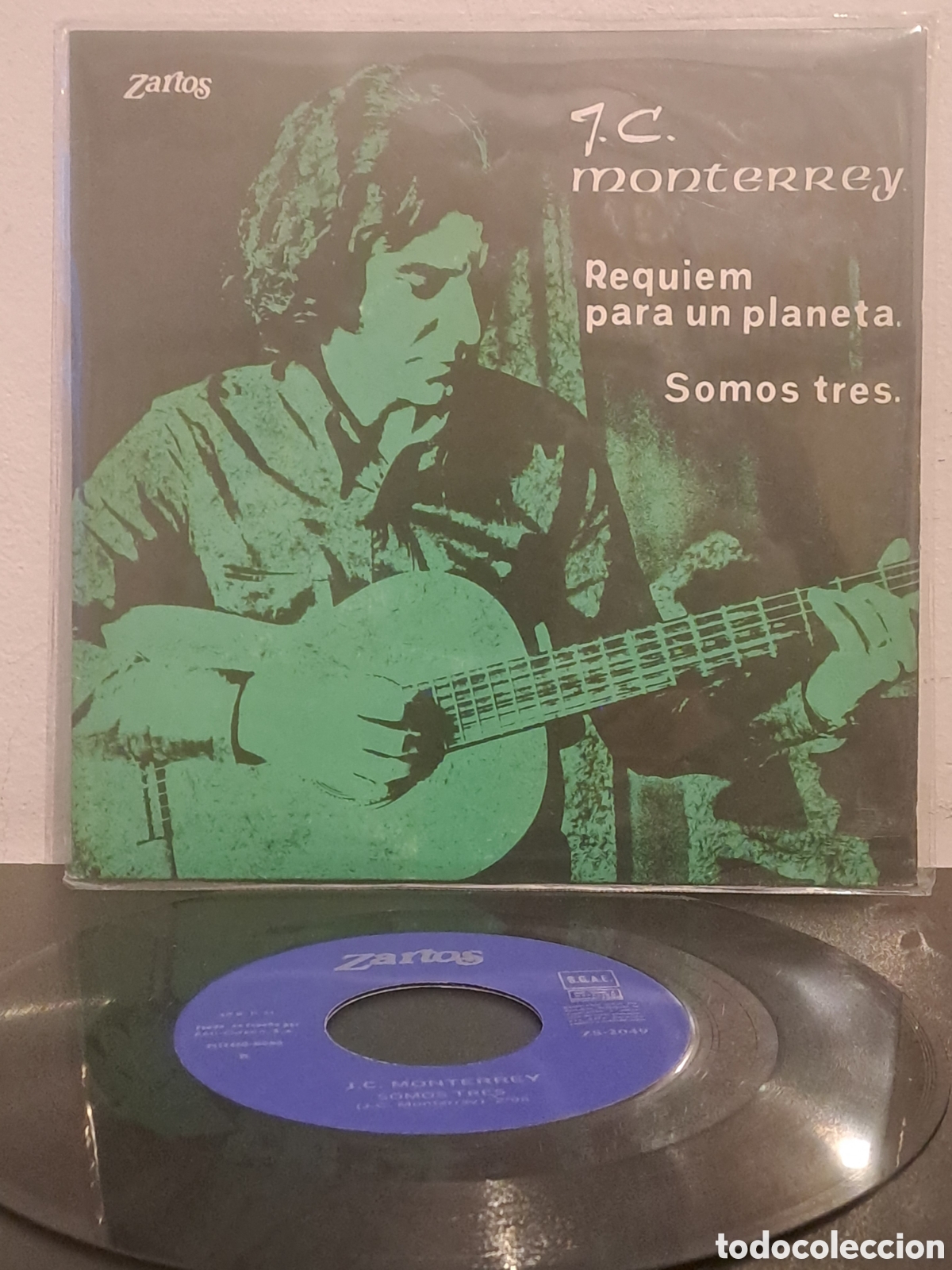 Discos de vinilo: J.C. Monterrey. R&eacute;quiem por un planeta - ​Label: Zartos (Catalog No. ZS-2049) ​: 7&rdquo; Vinyl. Casa