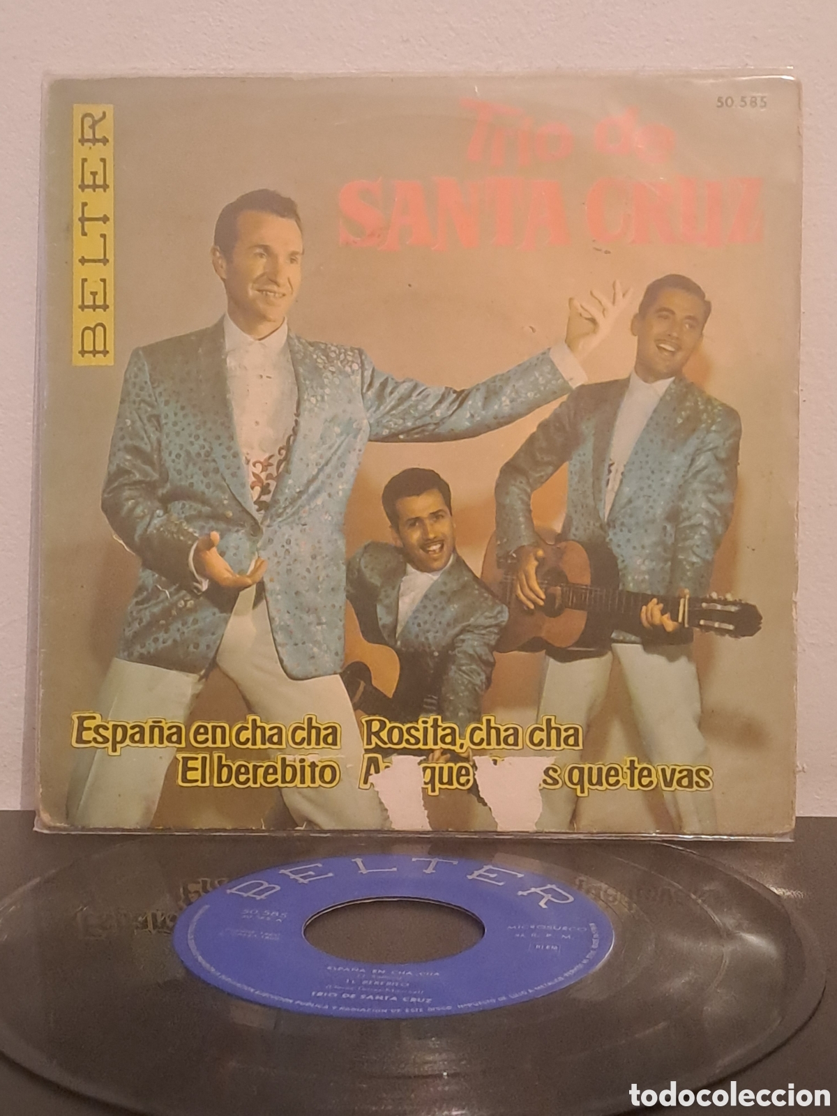 Discos de vinilo: Tr&iacute;o de Santa Cruz 45 RPM / EP de 7 pulgadas Belter (Edici&oacute;n Espa&ntilde;ola) 50.585 1962 ​Casa