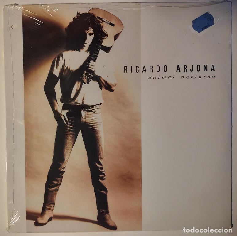 Discos de vinilo: Ricardo Arjona. Animal nocturno. Epic-Sony, Spain 1993 LP Precintado (sin estrenar)