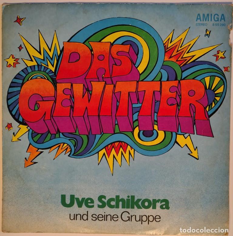 Discos de vinilo: Uve Schikora und seine Gruppe. Das Gewitter. Amiga, Germany RDA 1972 LP steeo (8 55 290)