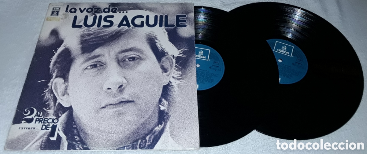 Discos de vinilo: 2 LP - LUIS AGUILE - LA VOZ DE... - GATEFOLD - LA VOZ DE LUIS AGUILE