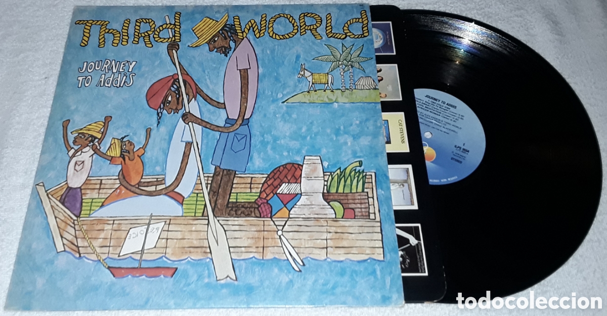 Discos de vinilo: LP - THIRD WORLD - JOURNEY TO ADDIS - MADE IN UK 1978