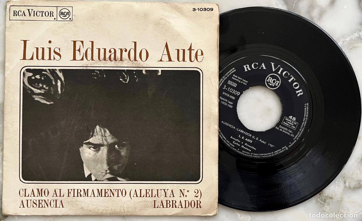 Discos de vinilo: LUIS EDUARDO AUTE. CLAMO AL FIRMAMENTO ( ALELUYA N&ordm;2 ). SINGLE 1968 CON INSERTO LETRAS