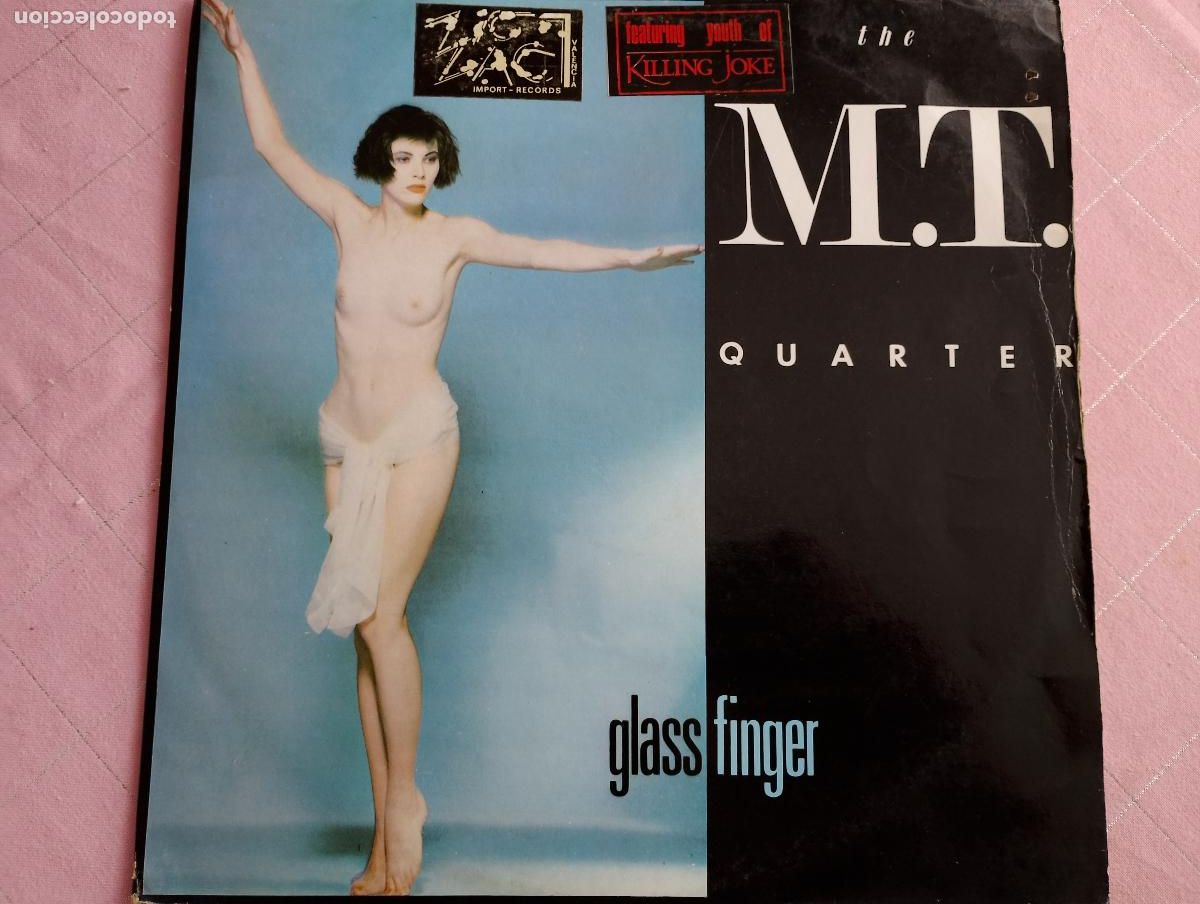 Discos de vinilo: THE MT QUARTER - GLASS FINGER - FEATURING YOUTH OF KILLING JOKE 1985