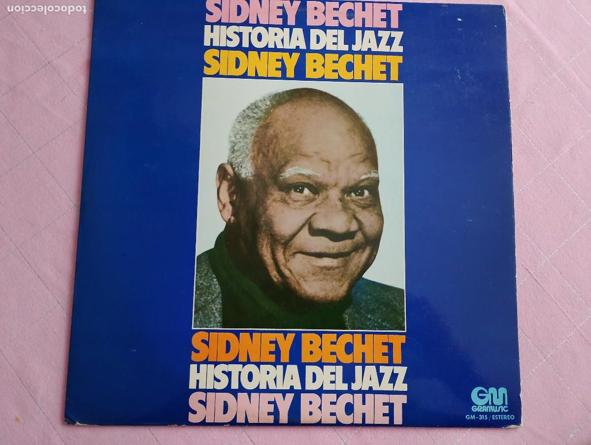 Discos de vinilo: SIDNEY BECHET &rdquo;HISTORIA DEL JAZZ&rdquo; LP. COMP. SPAIN .1974 - Foto 2