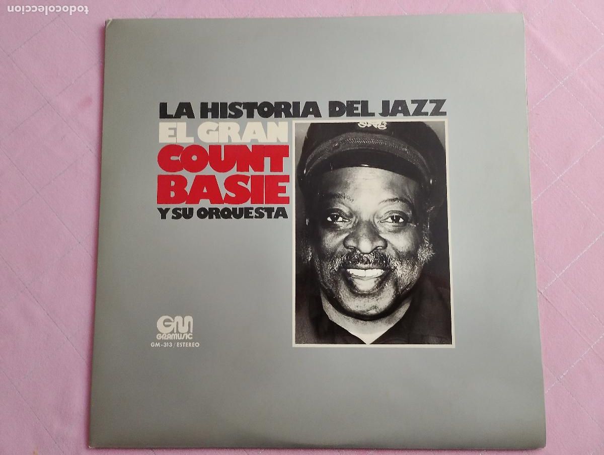 Discos de vinilo: EL GRAN COUNT BASIE Y SU ORQUESTA-LA HISTORIA DEL JAZZ-ORIGINAL 1974