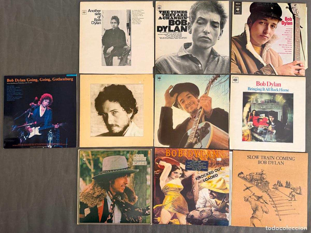 Discos de vinilo: Bob Dylan , lote 10 lp . procedentes de coleccionista , muy buen estado ,