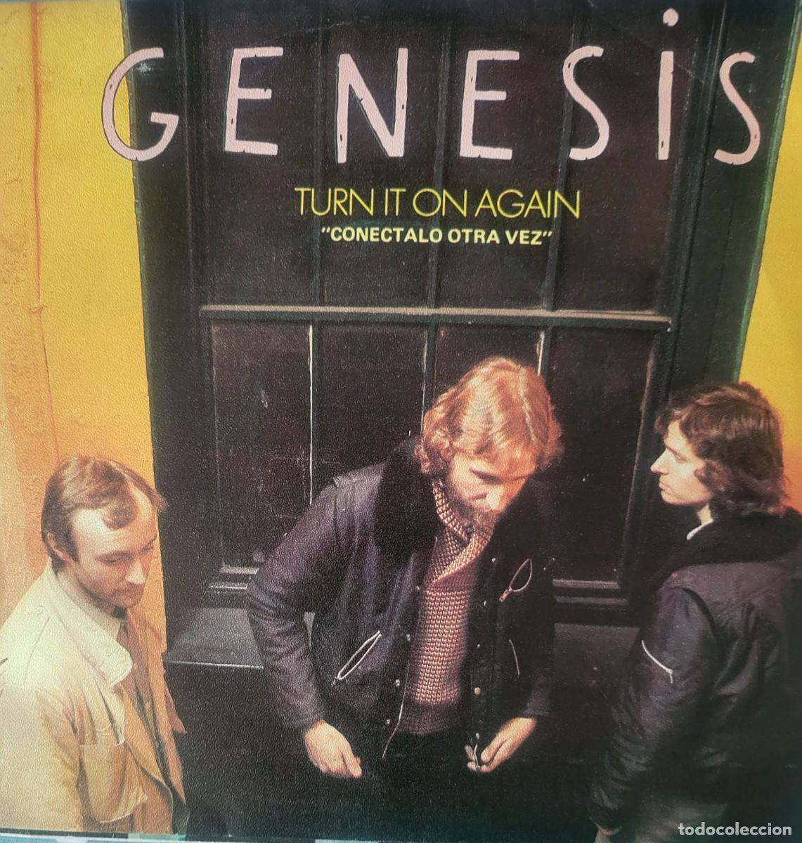 Discos de vinilo: Genesis single sello Charisma records editado en Espa&ntilde;a a&ntilde;o 1980...