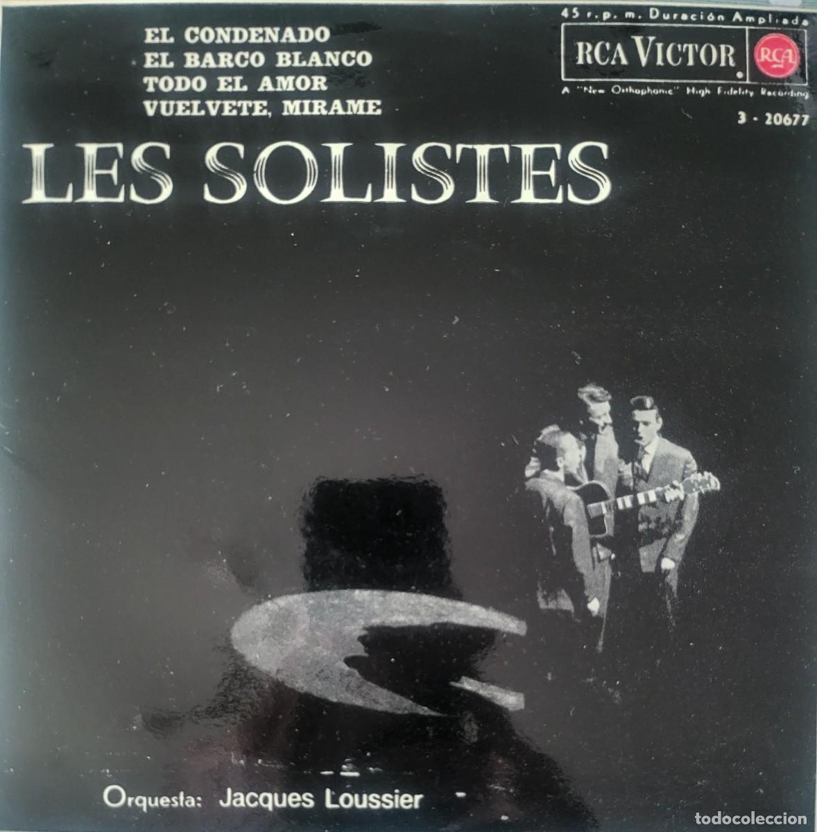 Discos de vinilo: Les Solistes Ep sello RCA Victor editado en Espa&ntilde;a a&ntilde;o 1963...
