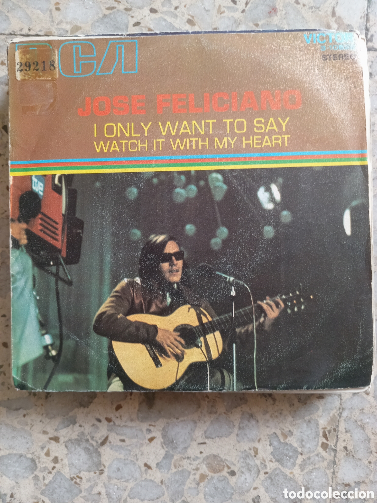 Disques de vinyle: SGL JOSE FELICIANO I ONLY WANT TO SAY 1971 PROMO