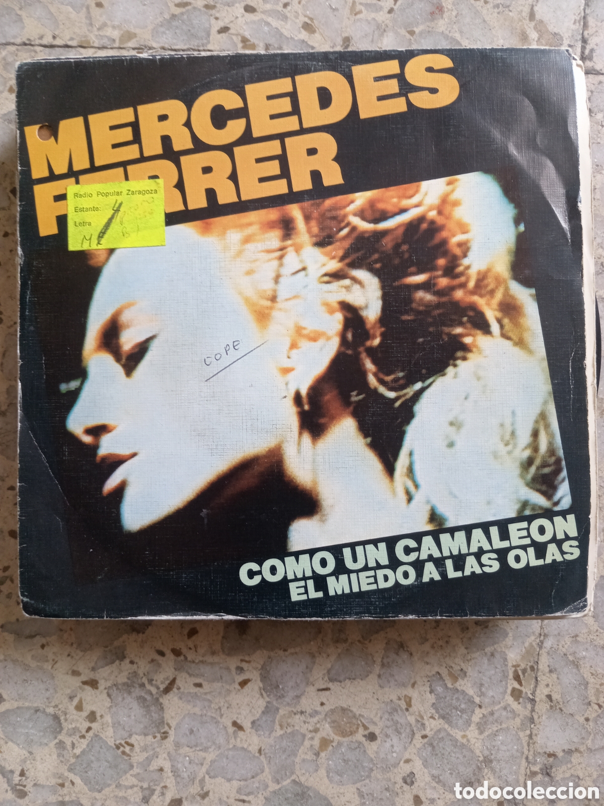 Discos de vinilo: SGL MERCEDES FERRER COMO UN CAMALEON 1987 PROMO