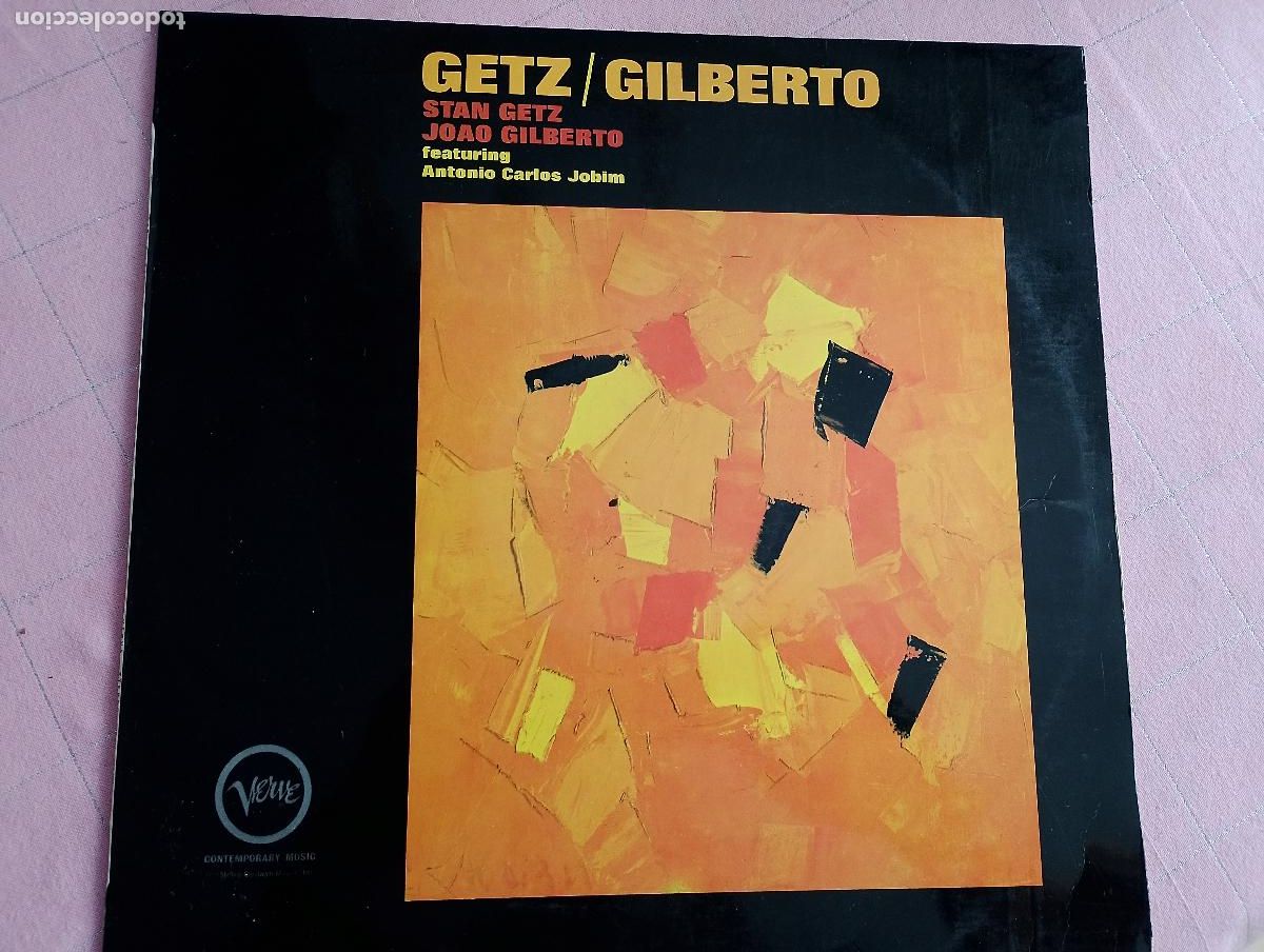 Discos de vinilo: Stan Getz / Jo&atilde;o Gilberto Featuring Antonio Carlos Jobim &ndash; Getz / Gilberto, ed espa&ntilde;ola,1968