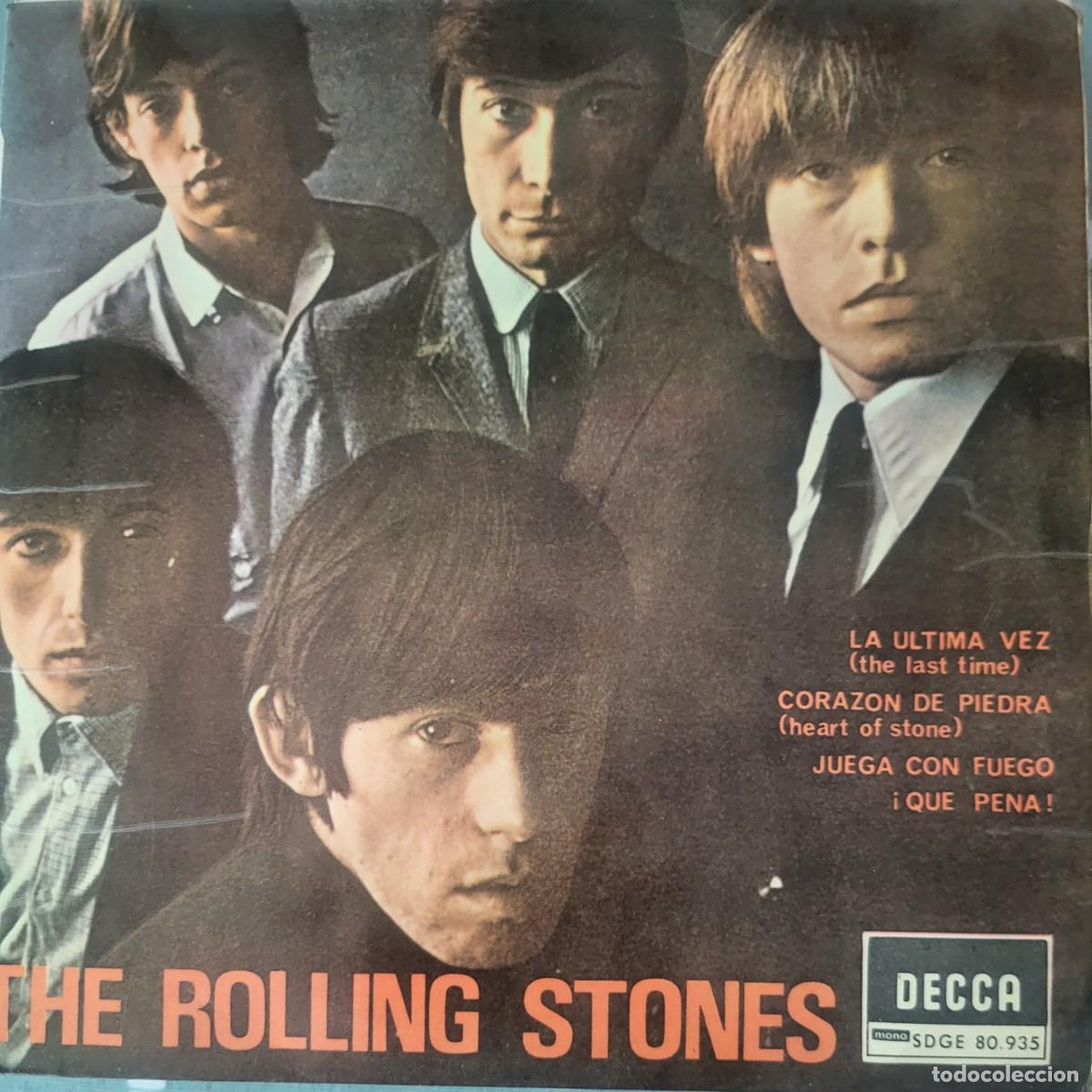Discos de vinilo: The Rolling Stones Ep sello Decca editado en Espa&ntilde;a a&ntilde;o 1965...