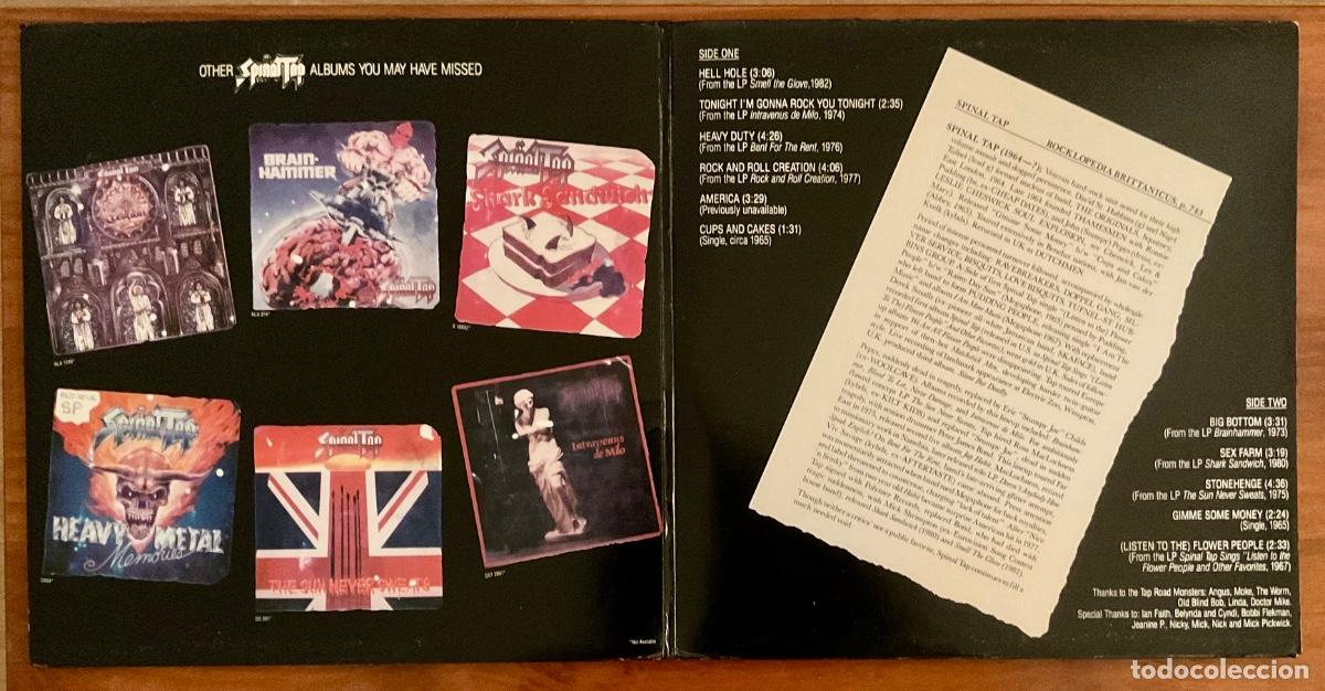 Discos de vinilo: SPINAL TAP - THIS IS SPINAL TAP - Foto 3