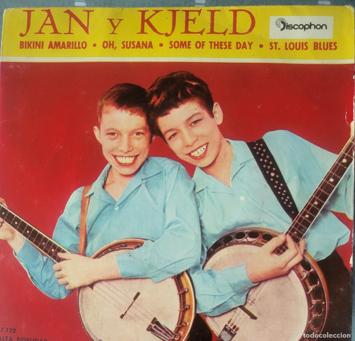 Discos de vinilo: Jan y Kjeld Ep sello Discophon editado en Espa&ntilde;a a&ntilde;o 1961...