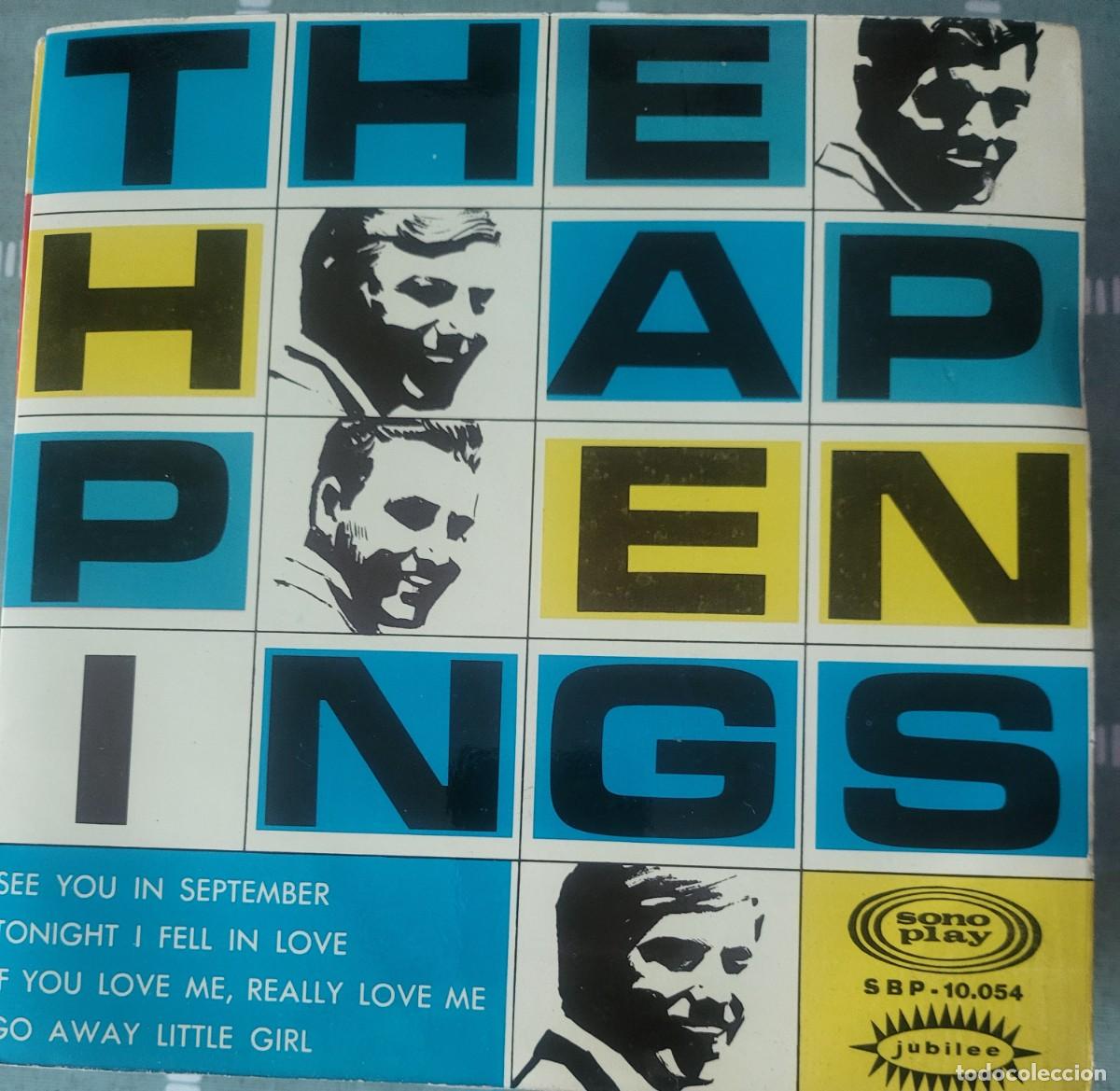Discos de vinilo: The Happenings Ep portada doble sello Sonoplay editado en Espa&ntilde;a a&ntilde;o 1967...