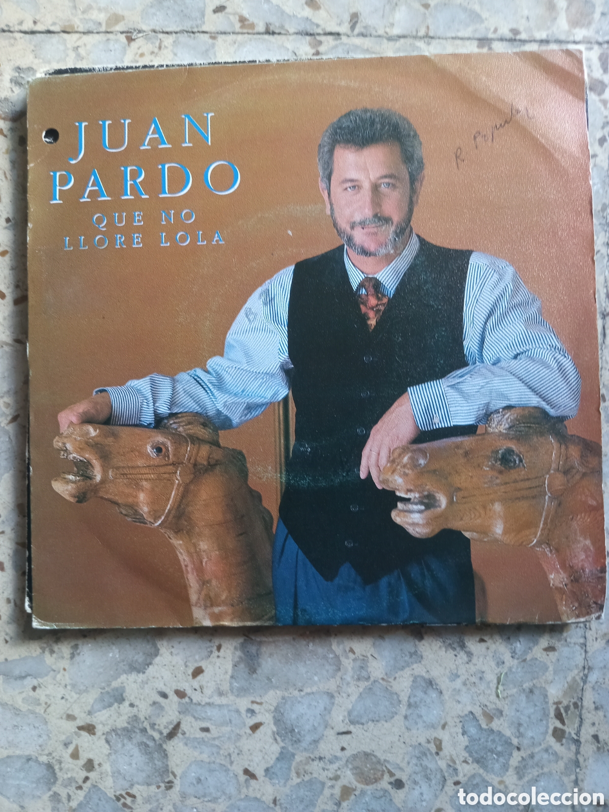 Discos de vinilo: SGL JUAN PARDO QUE NO LLORE LOLA 1990