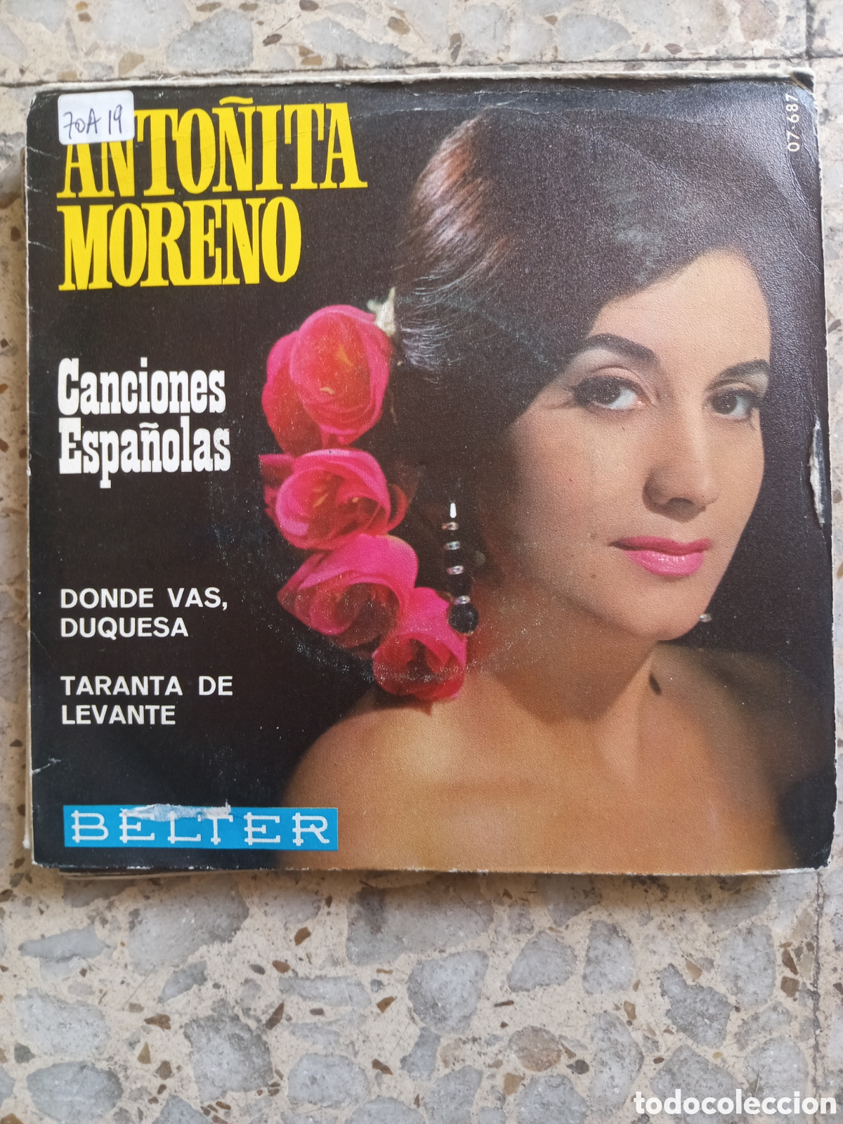 Discos de vinilo: SGL ANTO&Ntilde;ITA MORENO CANCIONES ESPA&Ntilde;OLAS DONDE VAS DUQUESA 1970
