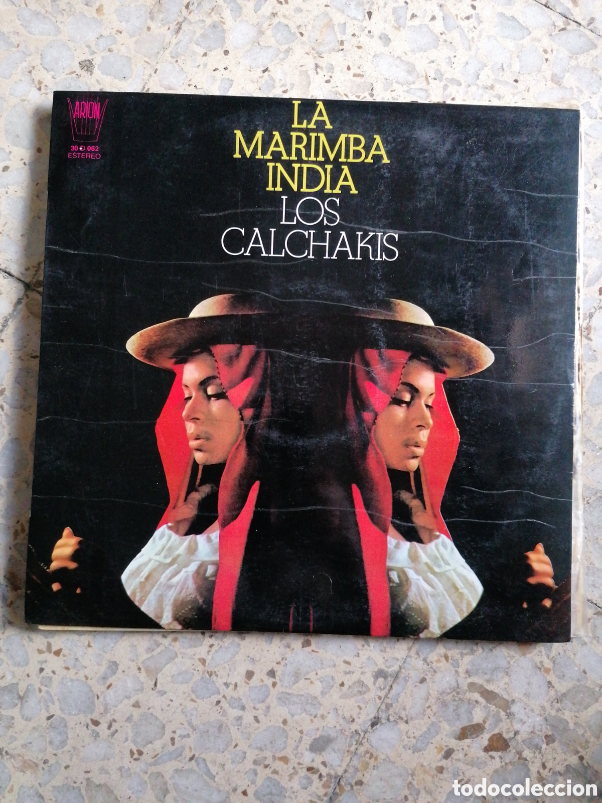 Discos de vinilo: LP LOS CALCHAKIS LA MARIMBA INDIA 1970 - Foto 1