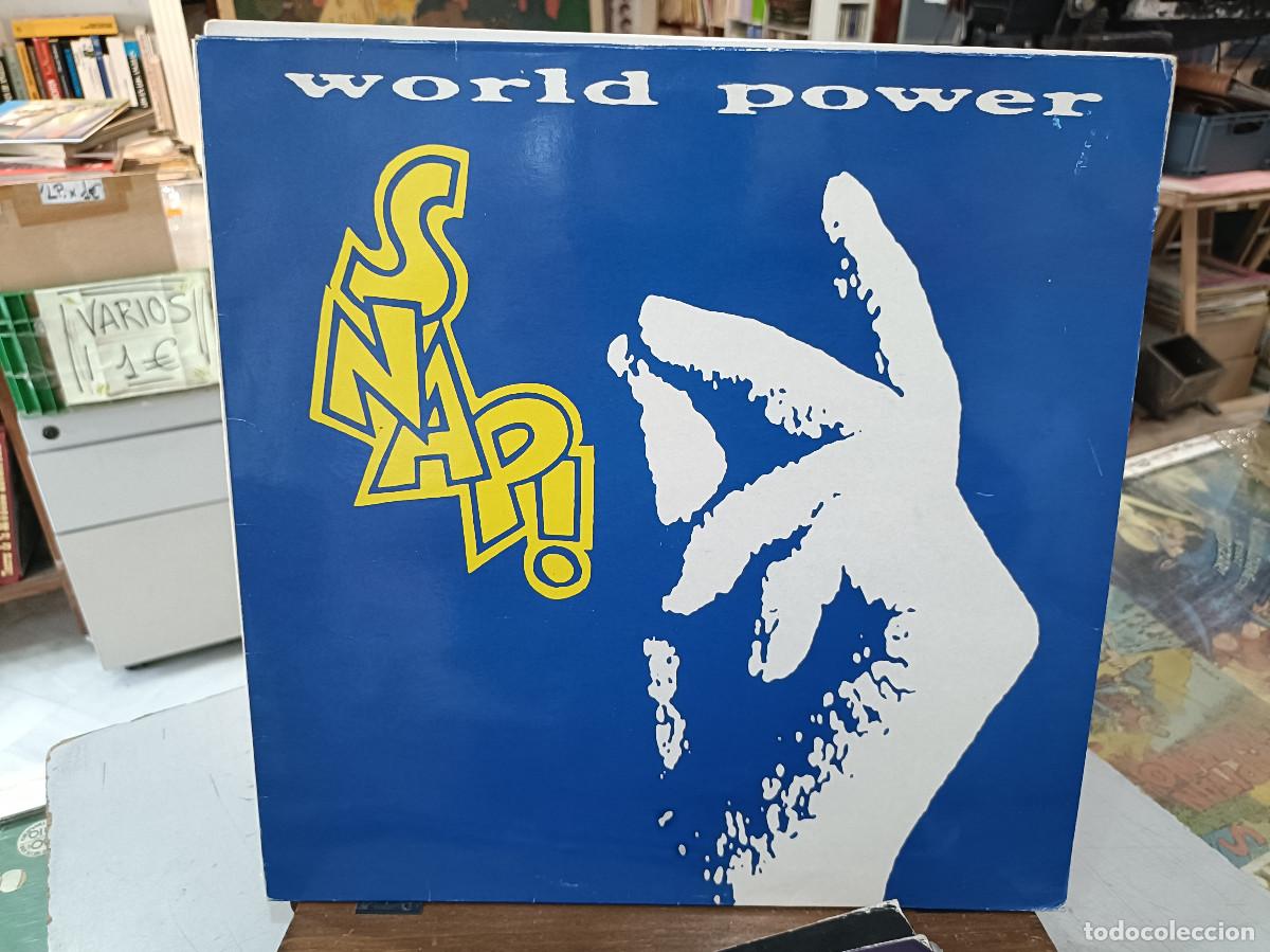 Discos de vinilo: Snap! - World Power - LP. Logic Records 1990 (Pop)